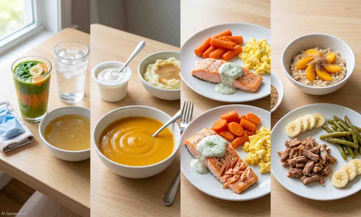Dental implant recovery diet — week by week